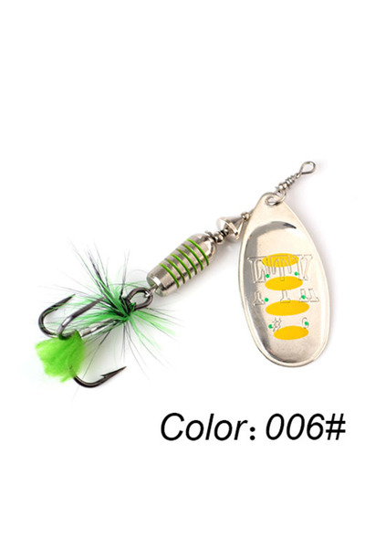 Choice 7.5g 006 FTK 1pc Spinner Bait 7.5g 12g 17.5g Hard Spoon Bass Lures Met...