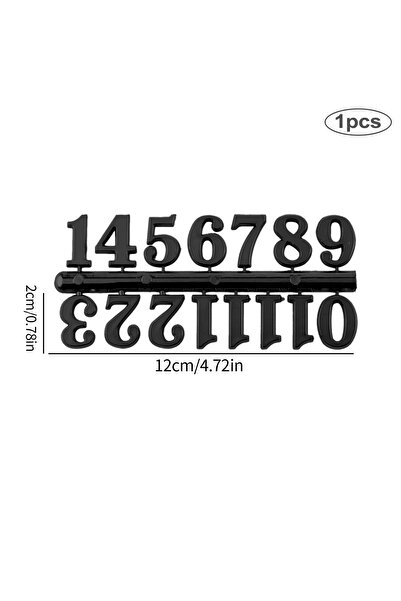 Choice Arabic Number-Black Clock Numerals Arabic Roman Number Restore Clock N...