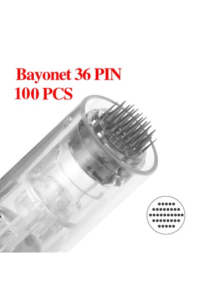 Choice26 100pcs 36PIN 5/10/20/50/100pcs Bayonet Cartridge Needle for Derma Pe...