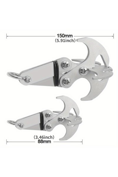 Choice 1pc big Heavy Duty Flying Tiger Gravity Hook Stainless Steel Folding G...