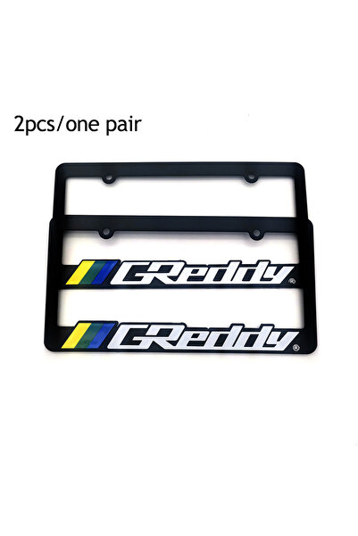 Choice1 11 1 Pair(2pcs) JDM Racing Style USA Standard ABS Car License Plate F...