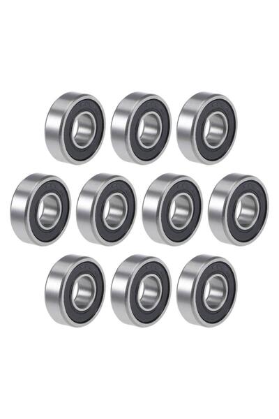 Choice7 684 4x9x4mm 10Pcs ABEC-1 -2RS Black 10pcs Deep Groove Ball Bearing 68...