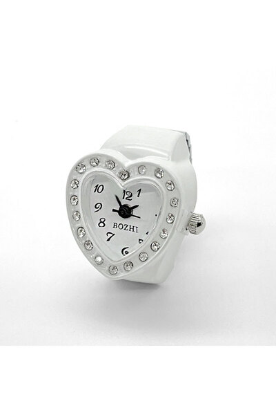 Choice white Temperament Women Love Lovers Finger Watch Small Cute Small Dial...