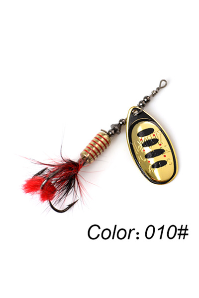Choice 12g 010 FTK 1pc Spinner Bait 7.5g 12g 17.5g Hard Spoon Bass Lures Meta...