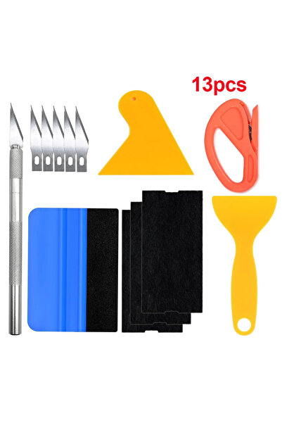 Choice 13pcs Window Tint Kit for Cars Vinyl Wrap Tools Vehicle Glass Protecti...