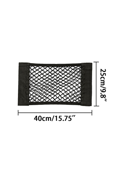 Choice3 25x40cm 1Pc Car Back Rear Mesh Trunk Seat Elastic String Net Universa...
