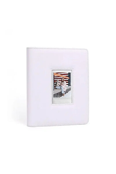 Choice Lavender 288 Pockets Instant Camera Photo Album Stamps Collection Book...