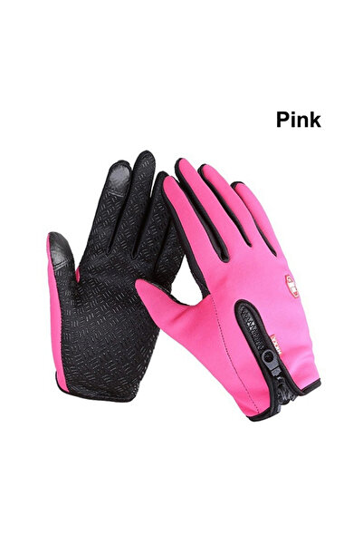 Choice33 S Short-Pink New Winter Gloves Men Women Touch Cold Waterproof Motor...