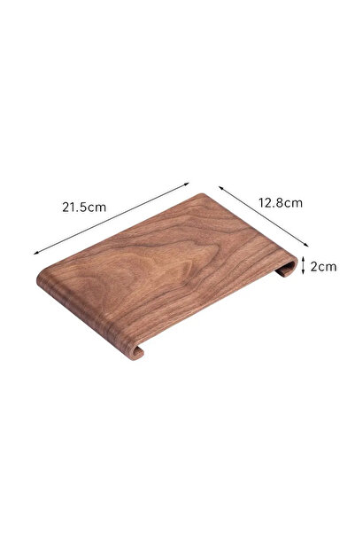 Choice Black walnut wood Creative Rectangular Wooden Desktop Display Rack Hot...