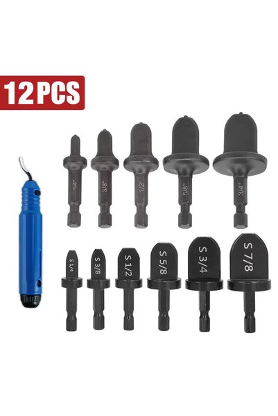 Choice1 12 PCS 11PCS Tube Pipe Expander Hexagonal Handle Metal Copper Pipe Ta...