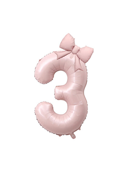 Choice 40inch as picture 1Pc Large 40inch Number Pink Foil Balloon With Bow 1...