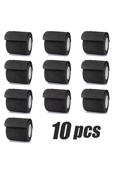 Choice5 7.5cmx4.8m Black 10Pcs 1/15Pcs 4.8m Black Sport Self Adhesive Elastic...