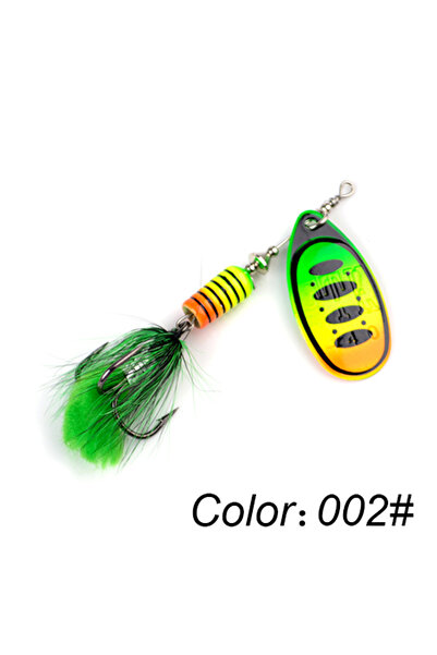 Choice 12g 002 FTK 1pc Spinner Bait 7.5g 12g 17.5g Hard Spoon Bass Lures Meta...