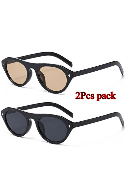 Choice6 10 Cat Eye Retro Sunglasses Women Vintage Square Glasses for Women Fa...