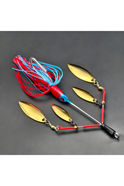 Choice FCP-599-A ANFS 1pc Fishing Lure Multi-Blade Spinner Bait for Bass Fish...