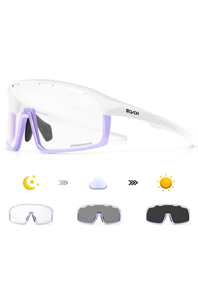 Choice14 Photochromic-06 SCVCN Cycling Glasses Outdoor Bicycle Sunglasses for...
