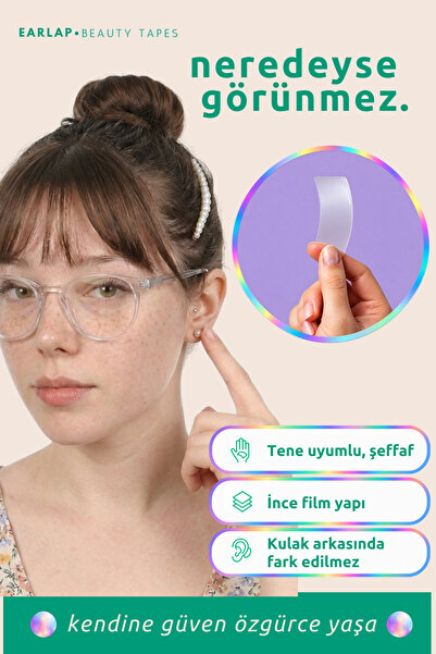 Beauty Tapes Max Hold Klasik Kepçe Kulak Bandı XXL boy, 20 Adet