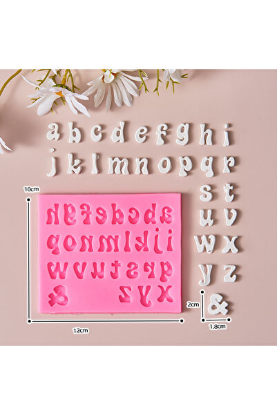 Choice C JCD DIY Arabic Numerals English Alphabet Silicone Mold Handmade Choc...