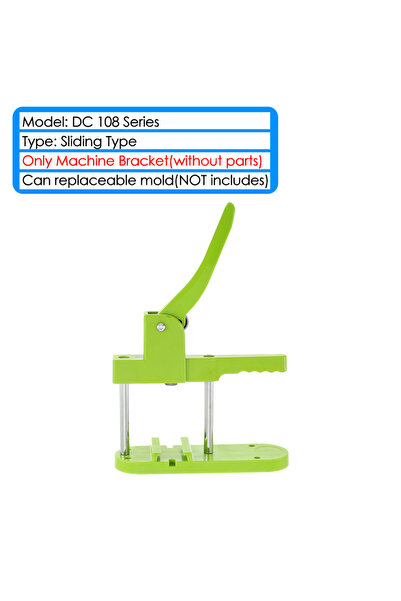 Choice4 Only Bracket Green 25-75mm Badge Button Mold Interchangeable Die for ...