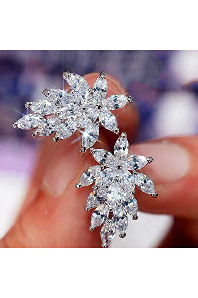 Choice E1779 Huitan Sparkling Women's Cubic Zirconia Stud Earrings Gorgeous F...