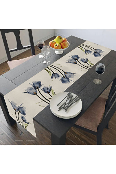 Choice 33X183cm 1 Tulip Linen Table Rustic Farmhouse Style Table Runner 13X70...