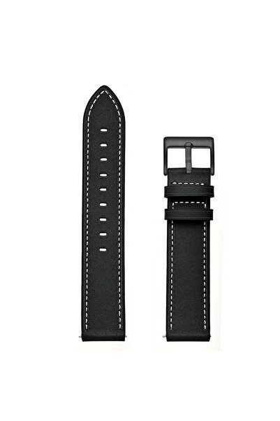 Choice OnePlus Watch 3 Black 22mm Breathable Leather Strap For Watch 3 2 2R/ ...