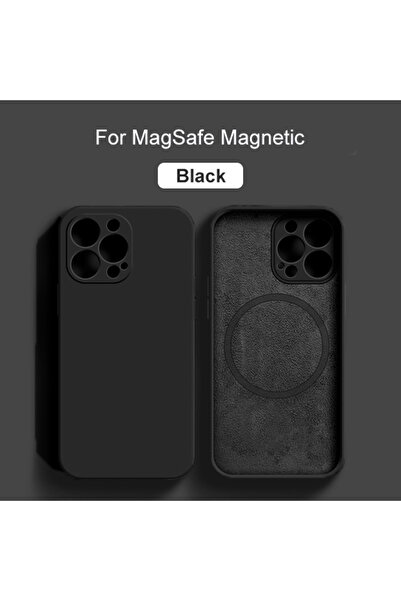 Choice For iPhone 13 Black Original For Magsafe Magnetic Case For iPhone 15 1...