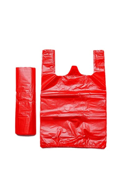 Choice10 M-26x42cm Red 100PCS 4 Colors Vest Plastic Bag Gift Bag Retail Super...