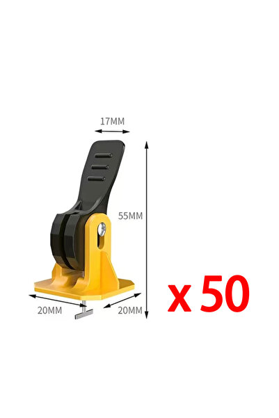 Choice 50Pcs 50Pcs Floor Tile Leveling System Clips Leveler Adjuster Kit Set ...