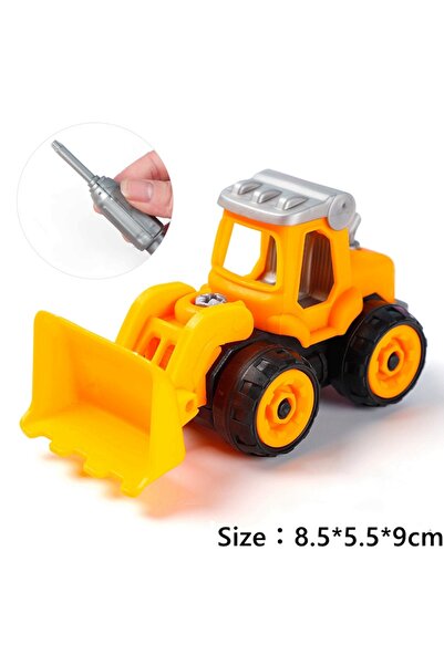 Choice8 1pcs Excavator Car Crane Tractor Birthday Cake Topper Construction Pa...