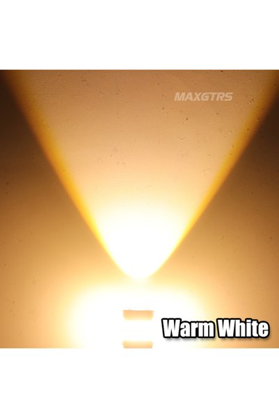 Choice8 Warm White 2x Upgraded W5W 2825 175 T10 LED CANBUS 12V 8W 950Lm Car I...