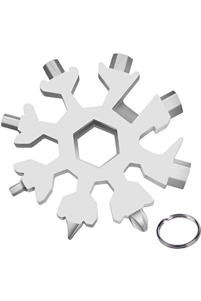 Choice Silver 18-in-1 Snowflake Multi Tool Outdoor Camping Travel Camping Adv...