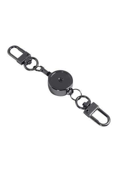 Choice Black B ID Lanyard Key Ring Clip Name Tag Card Pull Chain Reel Badge H...