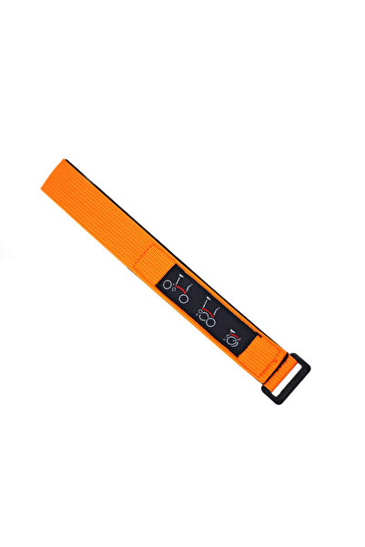 Choice orange A Bicycle Fixed Strap Adjustable for Cycling Leg Wrap Ankle Str...