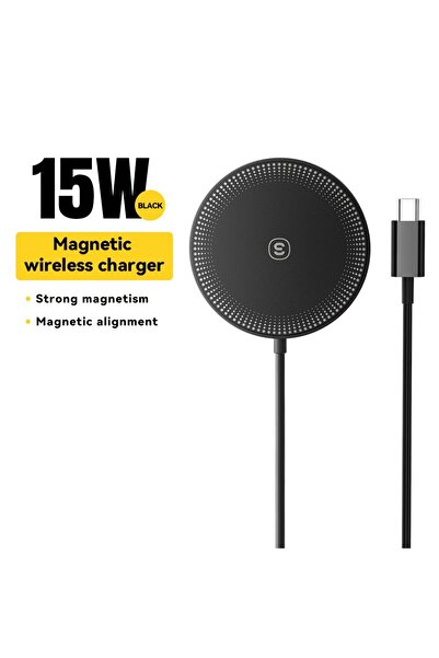 essager Black 15W Magnetic Qi Wireless Chargers Fast Charging for iPhone 14 1...