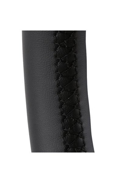 Choice Black Thread Hand-stitched Artificial Leather Interior Car Steering Wh...