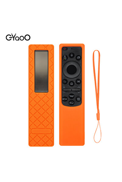 Choice Orange BN59-01385 silicone cover for Smart TV Solar cell remote Contro...