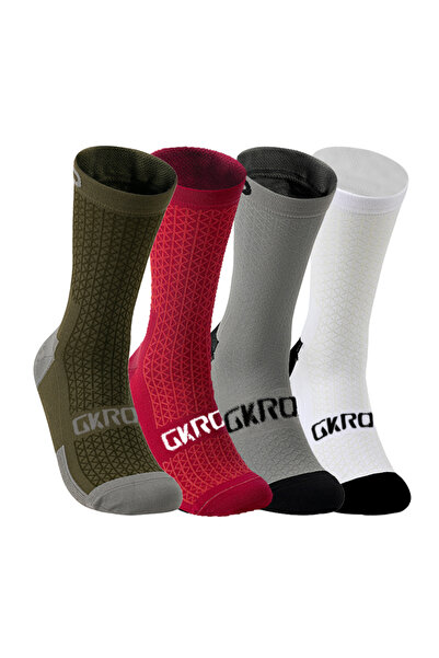 Choice 39-45 4 pairs B 4 Pairs Team Cycling Socks Professional Sports Bike So...