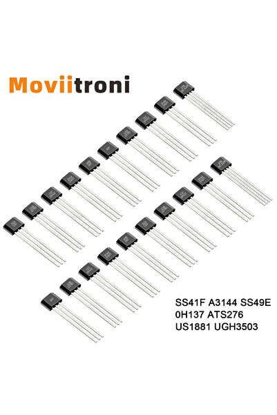 Choice1 10pcs SS49E 10pcs SS41F A3144 SS49E 0H137 ATS276 US1881 UGH3503 Hall ...