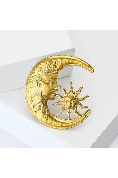 Choice Golden5229 Fashion Stainless Steel Animal Brooches for Women Snail She...