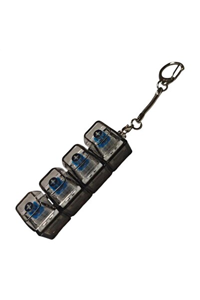 Choice As shown Fidget Keyboard Stress Relief toys Relaxation Keychain Clicke...