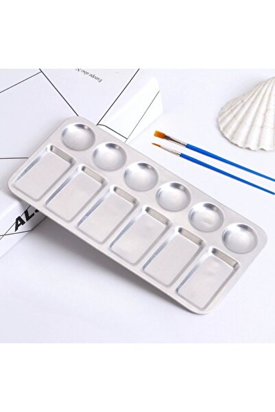 choice2 12-hole square 1pc/10pc Aluminum Painting Pigment Palette, Palette, C...