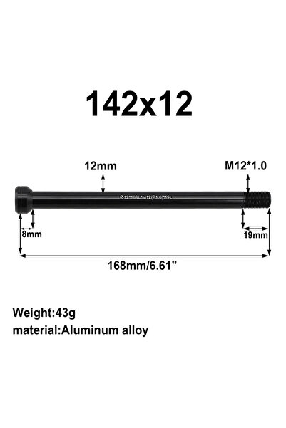 Choice 142x12mm 1pc Bike Bicycle Thru Axle Lever 100/142/148x12mm For Boost B...