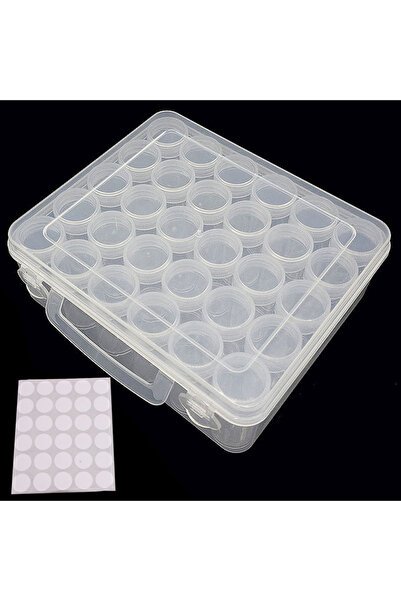 Choice 30 Bottles 1pc 24/30/48/60/80 Slots Plastic Storage Box, DIY Diamond P...