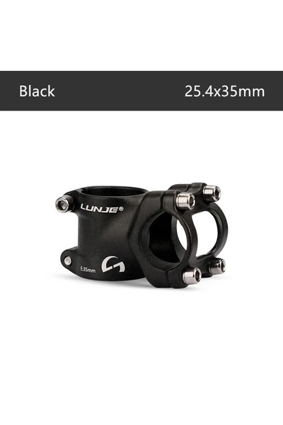 Choice Black 25.4x35mm MTB Stem 31.8/25.4mmx35mm Mountain Bike Power Short St...