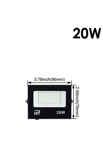 Choice 6500 K 20w 200W LED Flood light Spotlight Projector Outdoor Lighting 6...