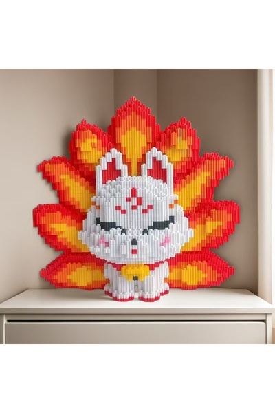 Choice 8692 8347 Pieces Nine-Tailed Fox Building Blocks - DIY Educational Toy...