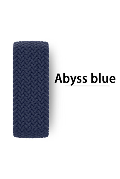 Choice 44 45 46 49 mm L Abyss blue Braided Solo Loop For watch Band 46mm 44mm...