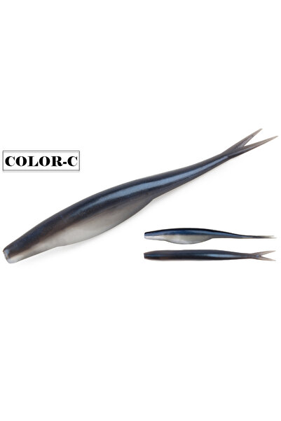 Choice Color-C Spinpoler Jerk Shad Floating TPR Soft Bait Fishing Lure 4.72' ...