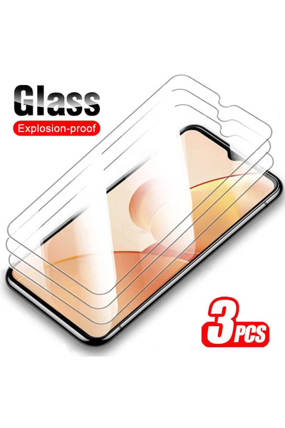 Choice6 Tempered glass 3 Pieces Samsung A22 5G 3Pcs Tempered Glass For A12 A2...